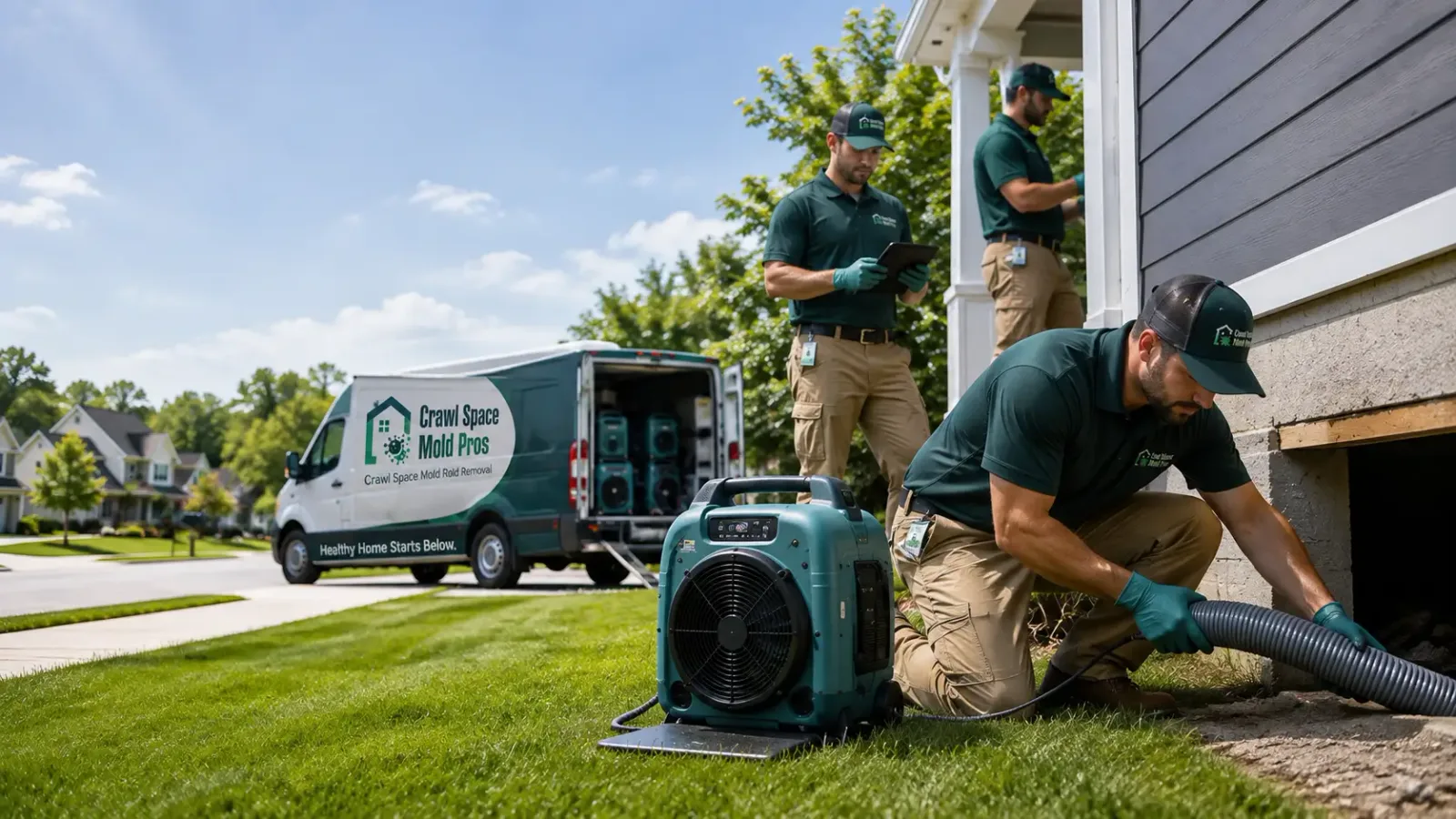 Crawl Space Mold Removal in Knightsen, CA